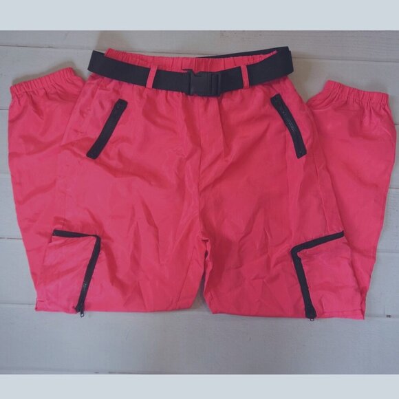 SHEIN Pink Cargo Convertible Pants - Size M, US 6 - Picture 1 of 7